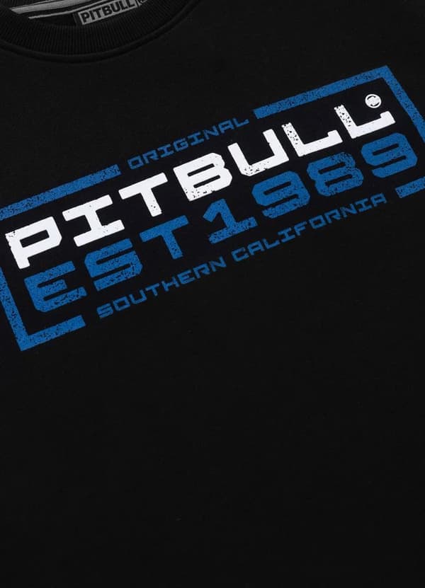 Pit Bull -huppari sinisessä Crewneck-kauluksessa musta L