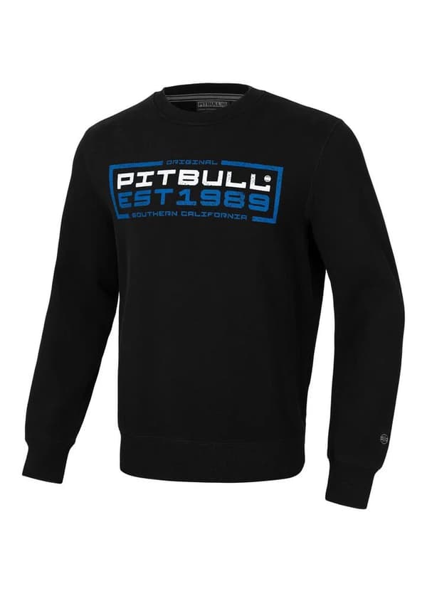 Pit Bull -huppari sinisessä Crewneck-kauluksessa musta L