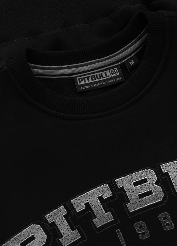 Pit Bull-tröja Född 1989 Crewneck Svart M