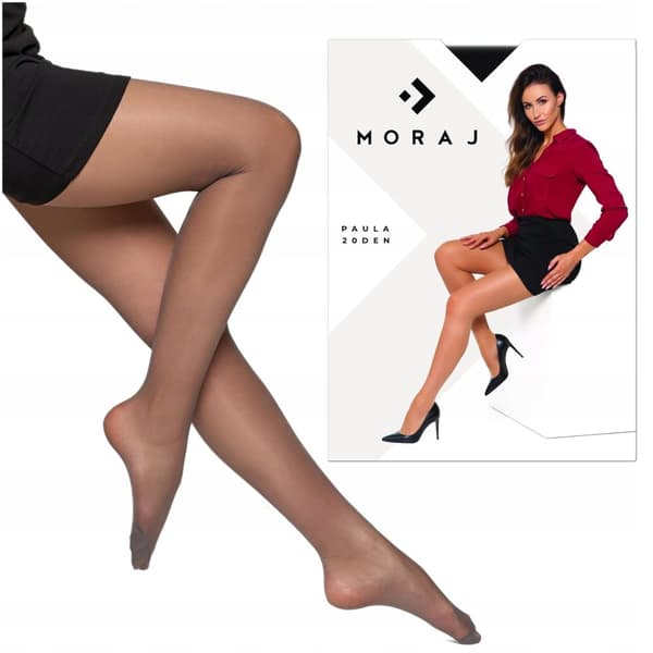DAMSTRUMPBYXOR Släta Klassiska Lycra GRIS 15/20 DEN MORAJ s.2