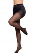 Miniatyrbild 3 av 7: Formande tights för kvinnor, 20 denim, push-up-effekt, Nero Smooth, MORAJ, storlek 3