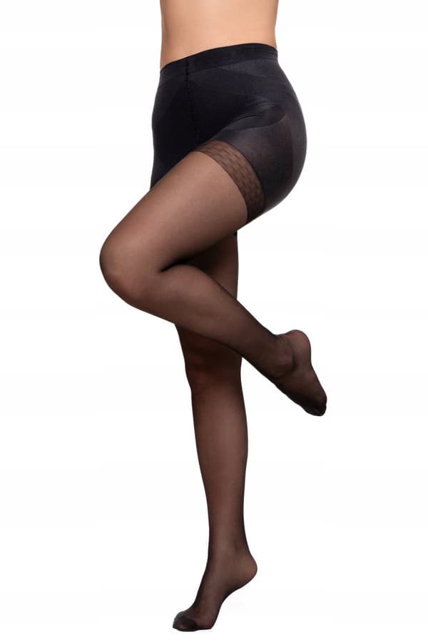 Formande tights för kvinnor, 20 denim, push-up-effekt, Nero Smooth, MORAJ, storlek 3