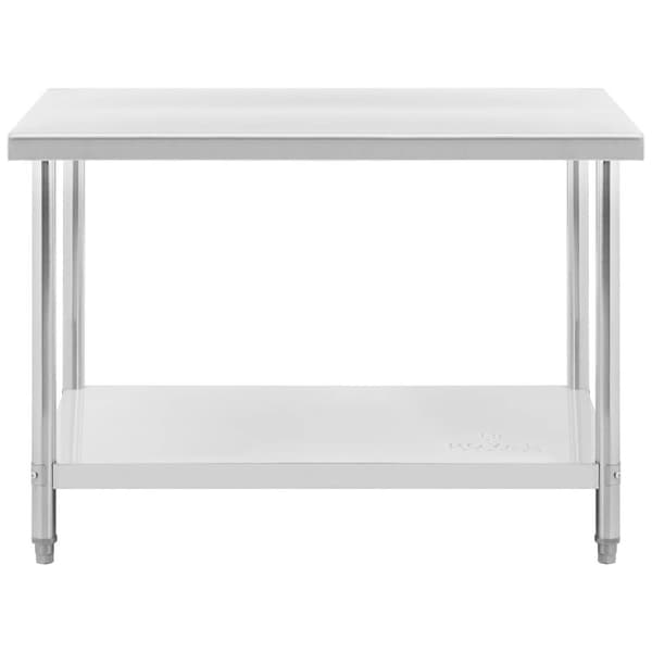 Royal Catering Rostfri arbetsbänk - 120 x 70 cm