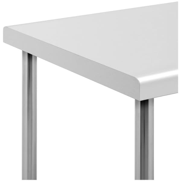 Royal Catering Rostfri arbetsbänk - 120 x 70 cm