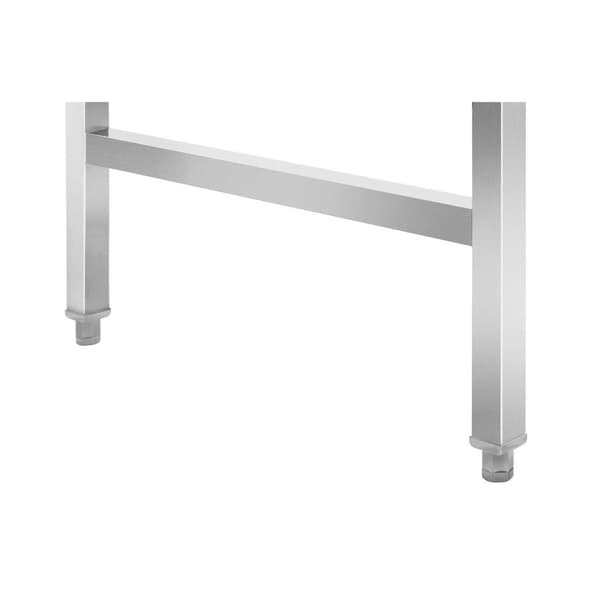 Royal Catering Rostfri arbetsbänk - hopfällbar - 180 x 60 cm - rostfritt stål