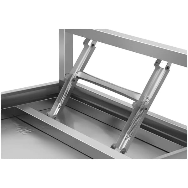 Royal Catering Rostfri arbetsbänk - Hopfällbar - 120 x 70 cm - 215 kg