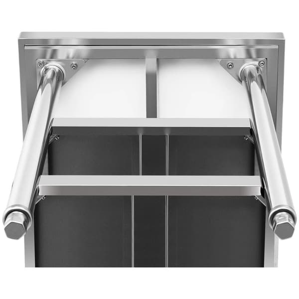 Royal Catering Arbetsbänk i rostfritt stål - 70 x 180 cm - 600 kg - 3 nivåer