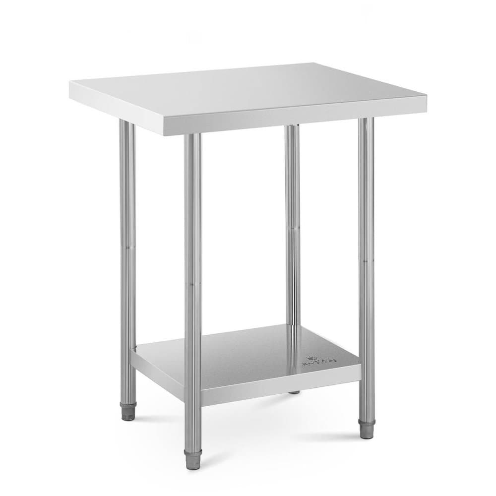 Royal Catering Rostfri arbetsbänk - 76 x 61 cm - Royal Catering - 400 kg lastkapacitet