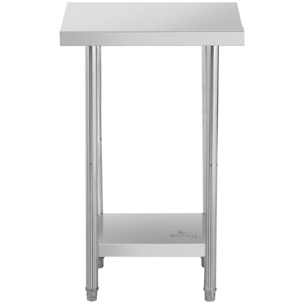 Royal Catering Rostfri arbetsbänk - 61 x 61 cm - Royal Catering - 480 kg lastkapacitet