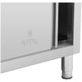 Miniatyrbild 2 av 5: Royal Catering Rostfri arbetsbänk - 200 x 60 x 85 cm - royal_catering -  kg lastkapacitet - 3 lådor