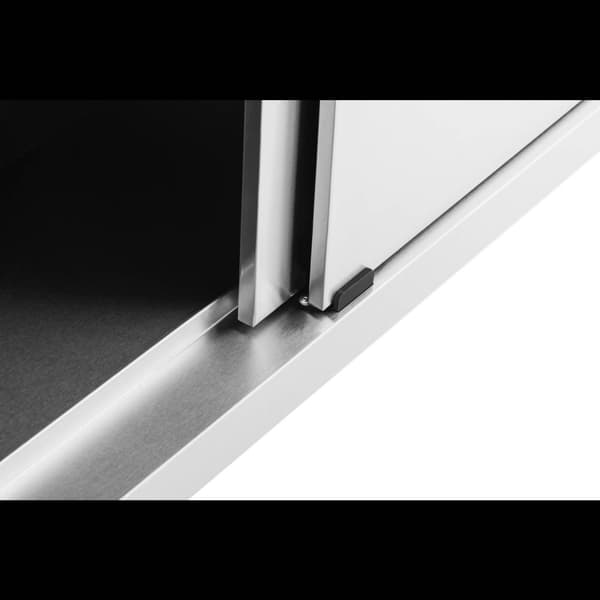 Royal Catering Rostfri arbetsbänk - 150 x 60 x 85 cm - 600 kg lastkapacitet - Med skyddskant