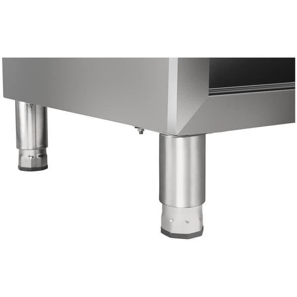 Royal Catering Rostfri arbetsbänk - 200 x 60 cm - Skyddskant - Latkapacitet 160 kg