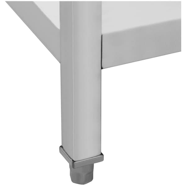 Royal Catering Bord i rostfritt stål med lådor - 150 x 60 cm - 295 kg