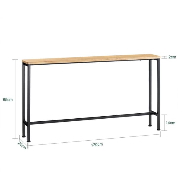 SoBuy Sidebord Slankt og Stabilt Konsolbord FSB19-E