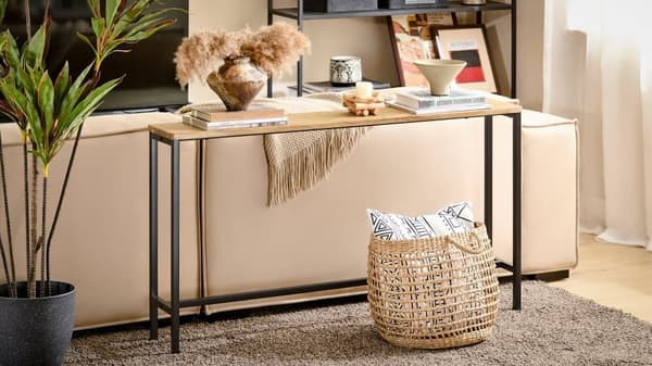 SoBuy Sidebord Slankt og Stabilt Konsolbord FSB19-E