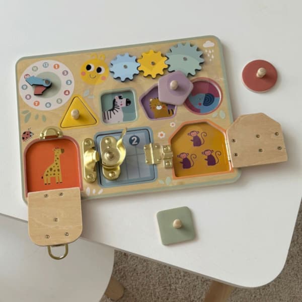 TOOKY TOY Manipulatiivinen Lautalukko Vaihteet Lajikkeet Watch