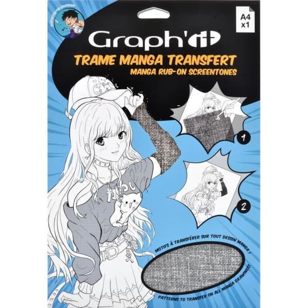 Manga A4 Textile Transfer Trame från Graph'It