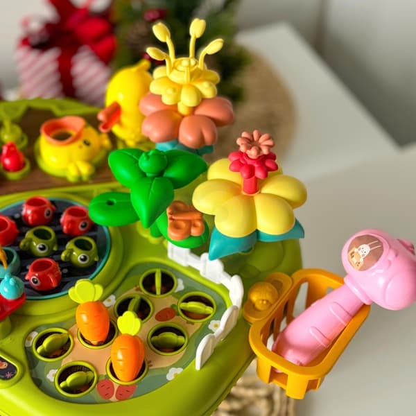 WOOPIE BABY Interaktivt pædagogisk multibord 8 i 1 Montessori