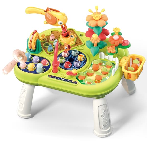 WOOPIE BABY Interaktivt pædagogisk multibord 8 i 1 Montessori