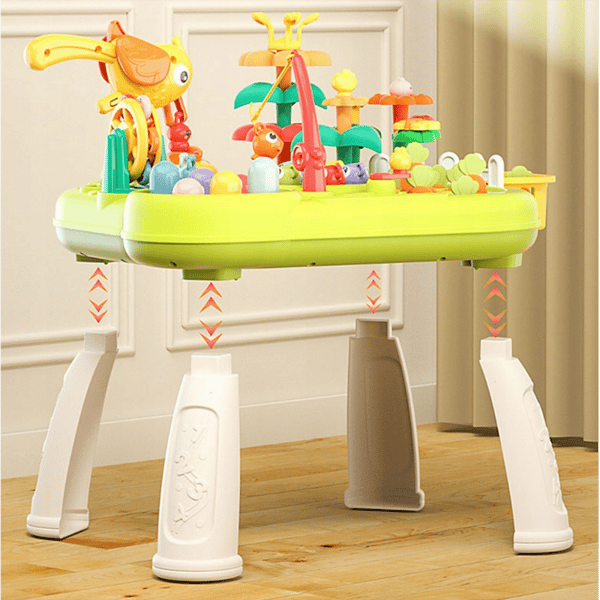 WOOPIE BABY Interaktivt pædagogisk multibord 8 i 1 Montessori