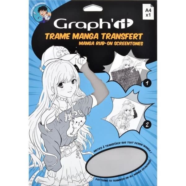 Trame Transfer Manga A4 Light Shadows från Graph'It