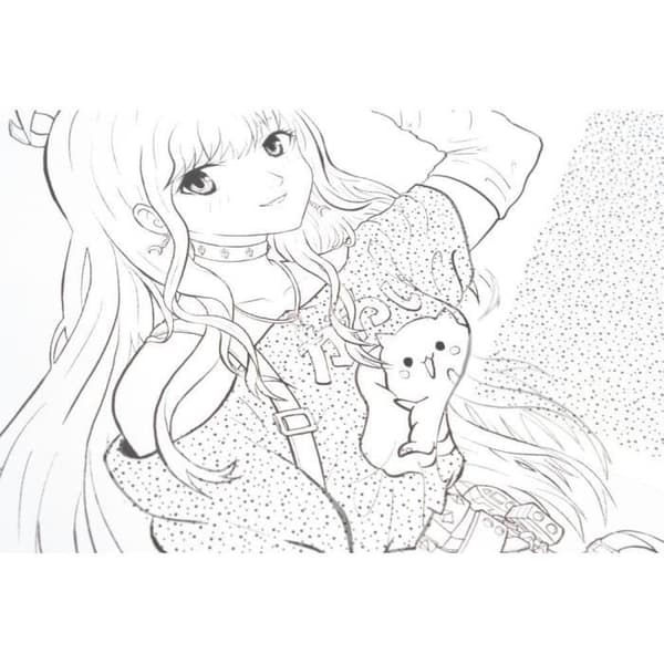 Trame Transfer Manga A4 Slumpmässiga poäng från Graph'It