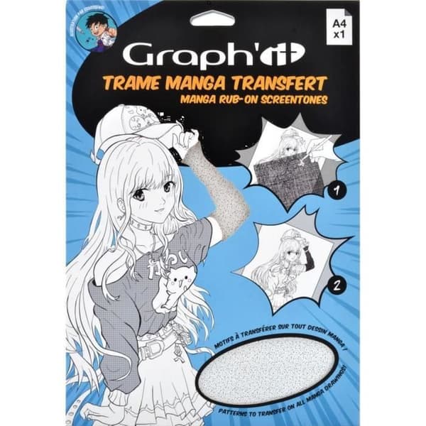 Trame Transfer Manga A4 Slumpmässiga poäng från Graph'It