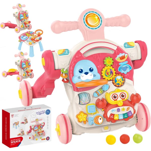 WOOPIE BABY Lastenrattaat Oppimispöytä ja potkulauta 4-in-1