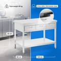 Miniatyrbild 5 av 9: Arbetsbord i rostfritt stål - 120 x 60 cm - 436 kg - 3 lådor - Royal Catering