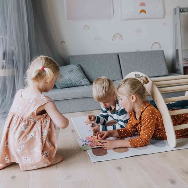 Montessori Kiipeilykaari Lapsille – Taaperoiden Kiipeilylelu – Puinen Motorinen Aktiivilelu