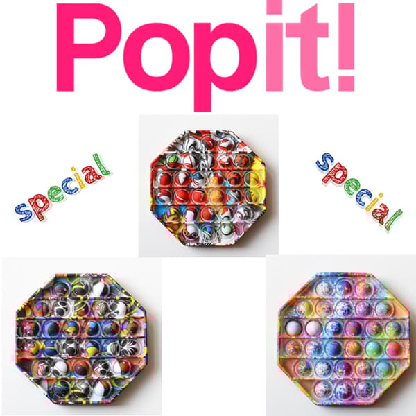Speciel camouflage Popit Fidget Toys Pop It - CE-godkendt 3 farver