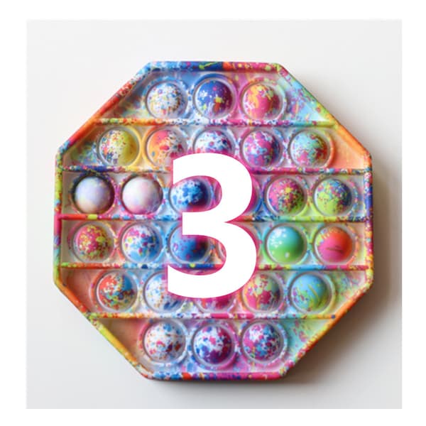Speciel camouflage Popit Fidget Toys Pop It - CE-godkendt 3 farver