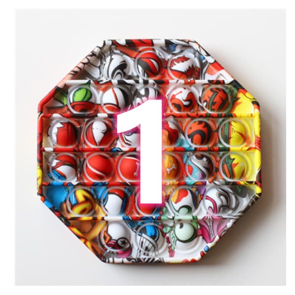 Speciell kamouflage Popit Fidget Toys Pop It - CE Godkänd model 1