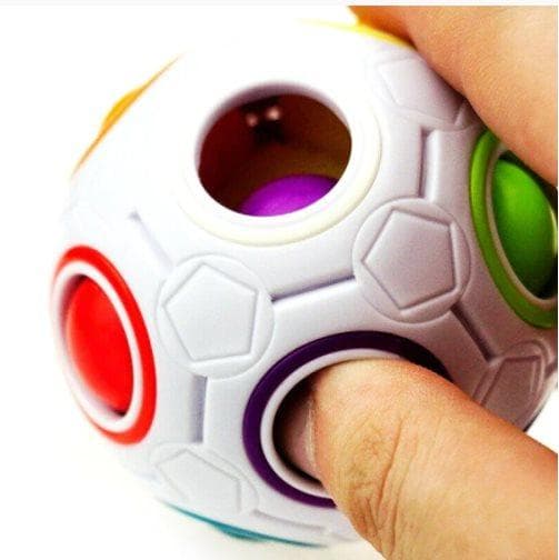 Fidget Toys rys  Ball Magic Rainbow Puzzle Rubiks Fig Cube Toy Pop It Fidget Toys