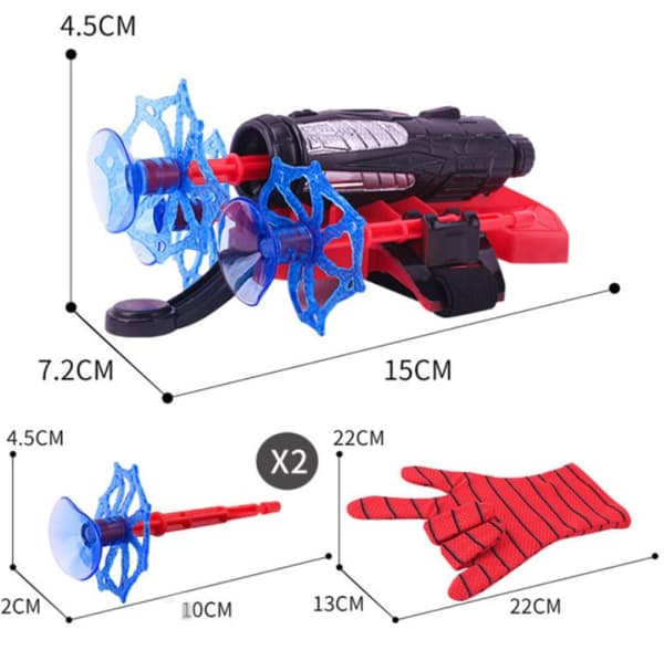 Barn Spiderman Web Shooter Launcher Toy Handske Dart Cosplay