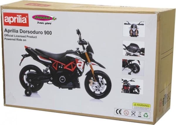 Jamara Motor Aprilia Dorsoduro 900 Junior 108 cm Musta 7-osainen