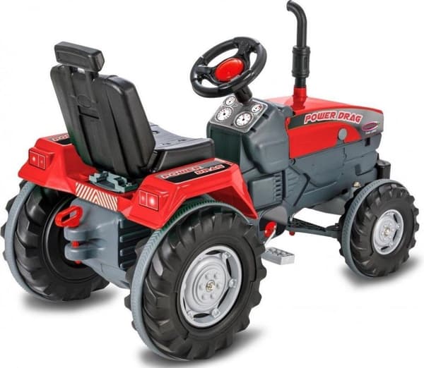 Jamara Pedal Tractor Power Drag Junior 102 X 54 cm Rød