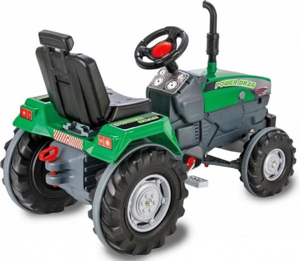 Jamara Pedal Tractor Power Drag Junior 102 x 54 cm Vihreä