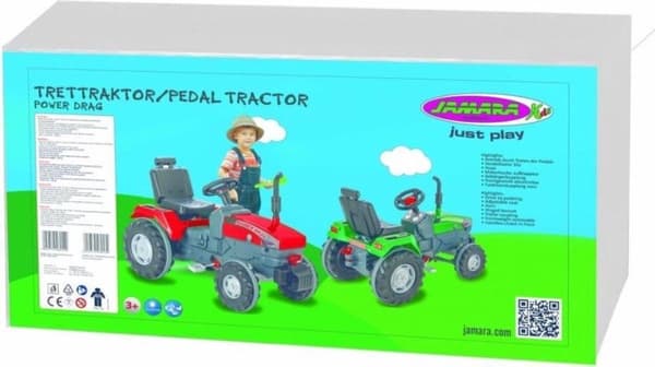 Jamara Pedal Tractor Power Drag Junior 102 x 54 cm Vihreä