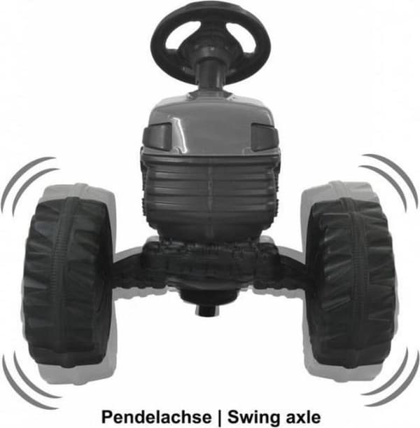 Jamara Pedal Tractor Big Wheel Junior 114 X 53,5 Cm Rød