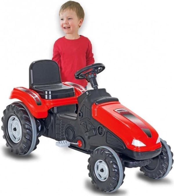 Jamara Pedal Tractor Big Wheel Junior 114 X 53,5 Cm Rød