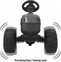 Miniatyrbillede 6 af 9: Jamara Pedal Tractor Big Wheel Junior 114 X 53,5 Cm Blå