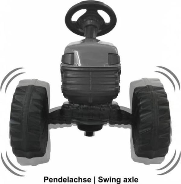 Jamara Pedal Tractor Big Wheel Junior 114 X 53,5 Cm Blå