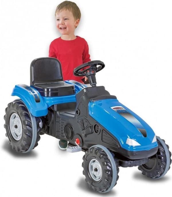 Jamara Pedal Tractor Big Wheel Junior 114 X 53,5 Cm Blå