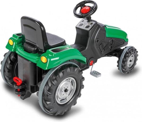 Jamara Pedal Traktor Big Wheel Junior 114 X 53,5 Cm Grøn/Sort