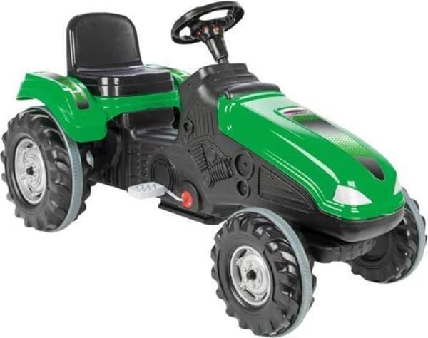 Jamara Pedal Traktor Big Wheel Junior 114 X 53,5 Cm Grøn/Sort
