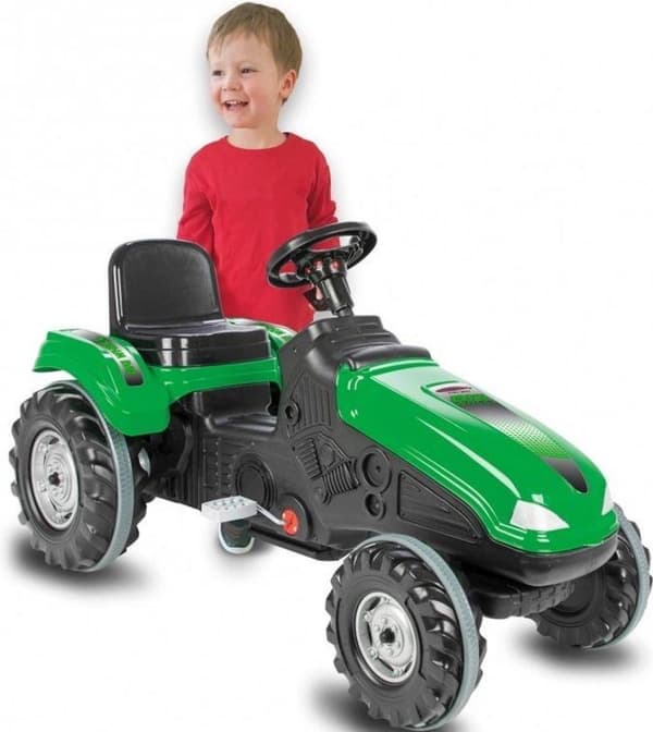 Jamara Pedal Traktor Big Wheel Junior 114 X 53,5 Cm Grøn/Sort