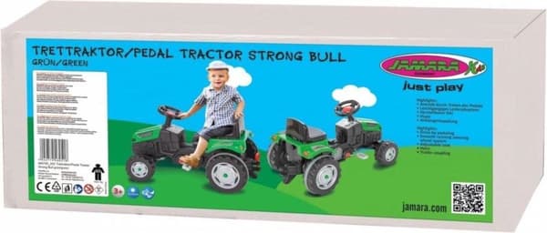 Jamara Pedal Traktor Strong Bull Junior 95 X 51 Cm Grøn