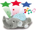 Miniatyrbild 1 av 4: Jamara Nattlampa Dreamy Elephant Led 32 cm Grå/blå