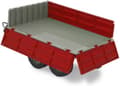 Miniatyrbillede 5 af 6: Jamara Dumper Rc Junior 33,5 X 15,2 Cm 1:16 Rød